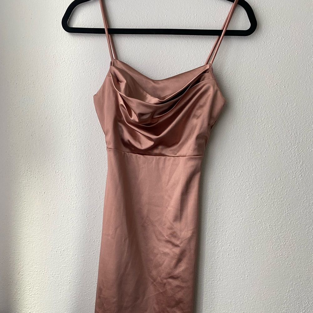 Rose gold dress